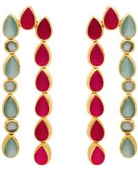 Lavani Jewels - Samsara Aquamarine Earrings - Lyst