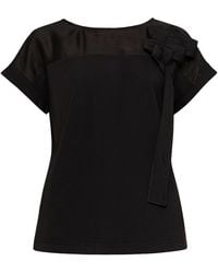 Nissa - Bow-Detail Top - Lyst