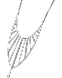Lucy Quartermaine - Art Deco Oval Long Necklace - Lyst