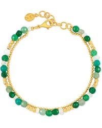 Dower & Hall - Evergreen Faceted Bead Orissa Bracelet - Lyst