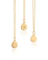 Auree - Inari Zodiac Gemini Gold Vermeil Necklace - Lyst