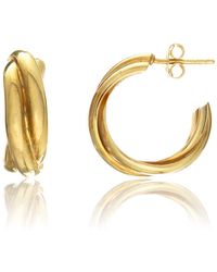 Auree - Knightsbridge Vermeil Triple Hoop Earrings - Lyst