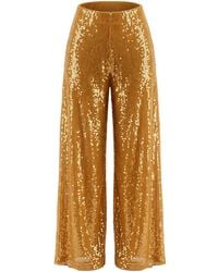 Janara Jones - Sequin Wide-Leg Trouser - Lyst
