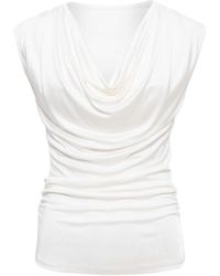SÉLONE - Ylune Liquid Drape Top Soft Ivory - Lyst