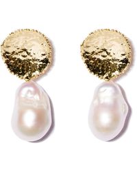 Kybele Studio - Baroque Pearl Drop Earrings - Lyst