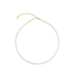 Seven Saints - Pure Light Baroque Freshwater Pearl Choker Necklace, Over Sterling - Lyst