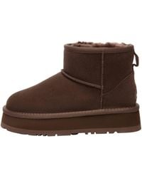 EverAu Australia - Dusky Leather Platform Short Boots - Lyst