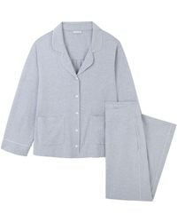 Mamu Dream - Soft Marl Modal Cotton Pyjama Set - Lyst