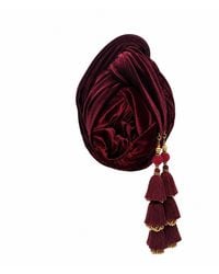 Julia Clancey - Malbec Luxe Dorado Turban - Lyst