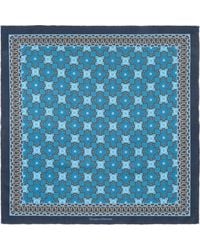Otway & Orford - 'Arabesque' Tile Design Silk Pocket Square - Lyst
