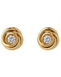 Lily Flo Jewellery - Destined, Somehow Diamond Stud Earrings - Lyst