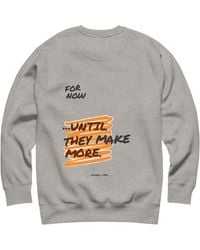 Anchor and Crew - Heather Limited Edition Annotations Organic Cotton Sweatshirt - Lyst