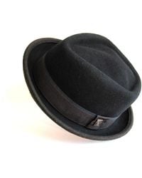 Dasmarca Hats - Edward Two Tone Felt Winter Porkpie Hat - Lyst