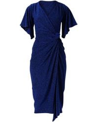SACHA DRAKE - The Emporium Dress In Sapphire - Lyst