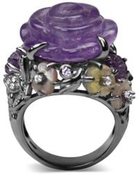 Bellus Domina - Sterling Silver Amethyst Cocktail Ring - Lyst