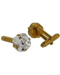 Vickisarge - Neutrals The Clear Stud Cufflink - Lyst