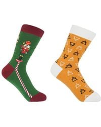 Peper Harow - Made in England - Nutcracker & Elements Mustard Socks Bundle - Lyst