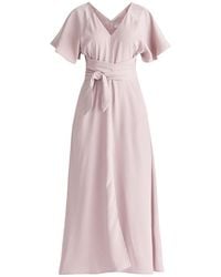 Paisie - Maxi Waist Tie Dress - Lyst