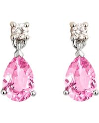Juvetti - Pisa Sapphire & Diamond Pear Drop Earrings - Lyst