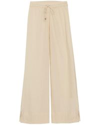N'Onat - Pull-on Trousers Crinkle Organic Cotton In Beige - Lyst