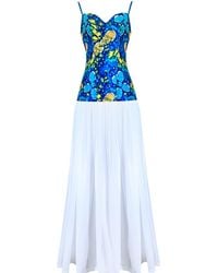 Chuks Collins - Ajah Resort Collection: Shoulder Strap Long Dress – Adesewa Bloom - Lyst