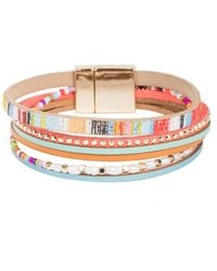 Saachi - Curacao Beaded Light Multi Bracelet - Lyst