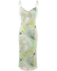Alia Studio - Enigme Maxi Mesh Dress - Lyst