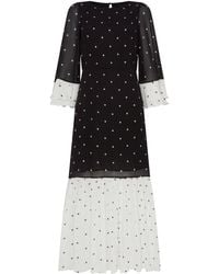 Rose & Nancy - Ella Spot Maxi Dress - Lyst