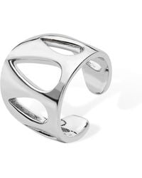 Lucy Quartermaine - Solid Sterling Petal Ear Cuff - Lyst