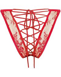 MONIQUE MORIN LINGERIE - Moonstruck Bikini Fire - Lyst