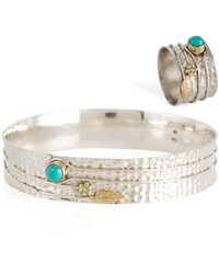 Charlotte's Web Jewellery - Secret Garden Silver Ring & Bangle Gift Set - Lyst