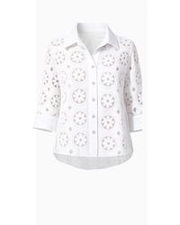 MARICEL - Adelaide Blouse Sangallo Linen - Lyst