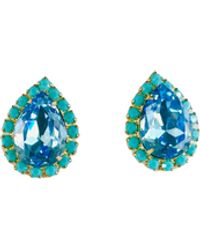 The Pink Reef - Pear Stud - Lyst