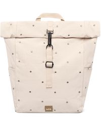 Lefrik - Roll Mini Backpack Ecru Dots - Lyst