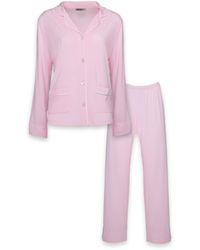 Reve Sleepwear - Revouse Tencel Long Pj Set - Lyst