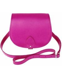 Zatchels - Handmade Leather Large Saddle Bag - Lyst