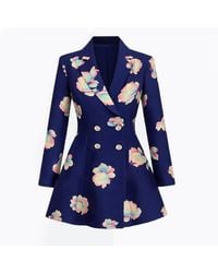 Richa Sharma - Luxury Handmade Floral Blazer Dress - Lyst
