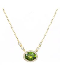 KAMARIA - Aura Tourmaline Drop Necklace - Lyst