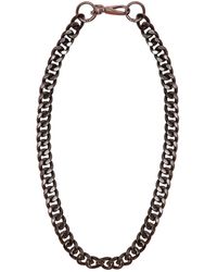 Sylvia Piechulla - Chunky Aluminium Chain Necklace - Lyst