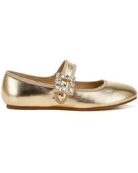 Rag & Co - Upstage Brooch Mary Jane Ballerinas - Lyst