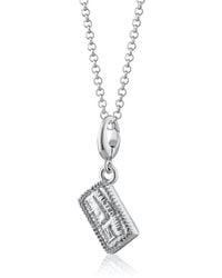 Lily Charmed - Sterling Malted Milk Biscuit Charm Necklace - Lyst