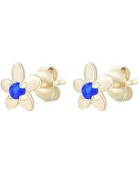 KAMARIA - Mini Flower Opal Stud Earrings - Lyst