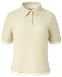 Elune Mode - Neutrals Waffle Top _ Sand - Lyst