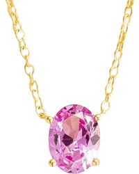 Juvetti - Ovo Necklace Set With Sapphire - Lyst