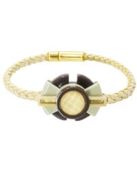 Gissa Bicalho - Acrylic Handmade Bracelet Oca Kahki - Lyst