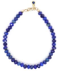 Shar Oke - Lapis Lazuli & Cubic Zirconia Beaded Bracelet - Lyst