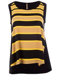 Conquista - Striped Sleeveless Top - Lyst