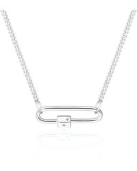 Scream Pretty - Long Link Carabiner Curb Chain Necklace - Lyst