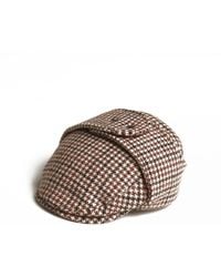 Dasmarca Hats - Logan Tweed Wool Checks Italian Cap With Earflaps Trapper - Lyst