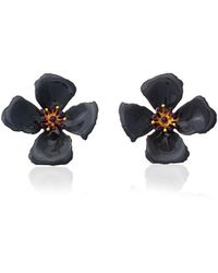 Milou Jewelry - Hibiscus Flower Earrings - Lyst